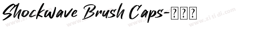 Shockwave Brush Caps字体转换 Shockwave Brush Caps字体转换